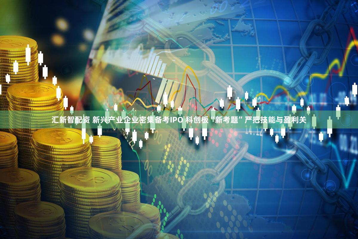 汇新智配资 新兴产业企业密集备考IPO 科创板“新考题”严把技能与盈利关