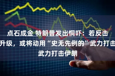 点石成金 特朗普发出恫吓：若反击事态升级，或将动用“史无先例的”武力打击伊朗