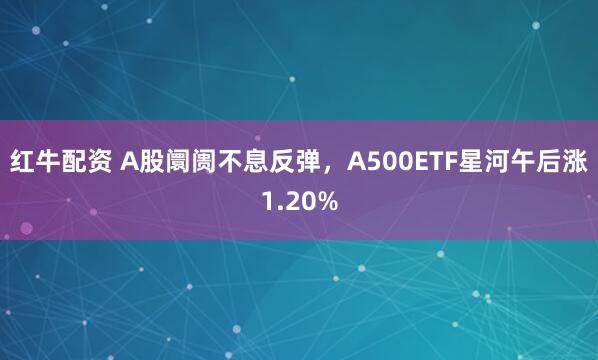 红牛配资 A股阛阓不息反弹，A500ETF星河午后涨1.20%