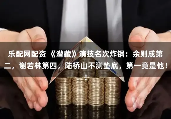 乐配网配资 《潜藏》演技名次炸锅:余则成第二,谢若林第四,陆桥山不测垫底,第一竟是他!